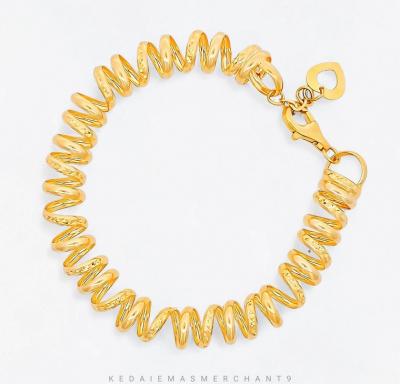 Merchant9 Rantai Tangan Fusilli L:0.65CM