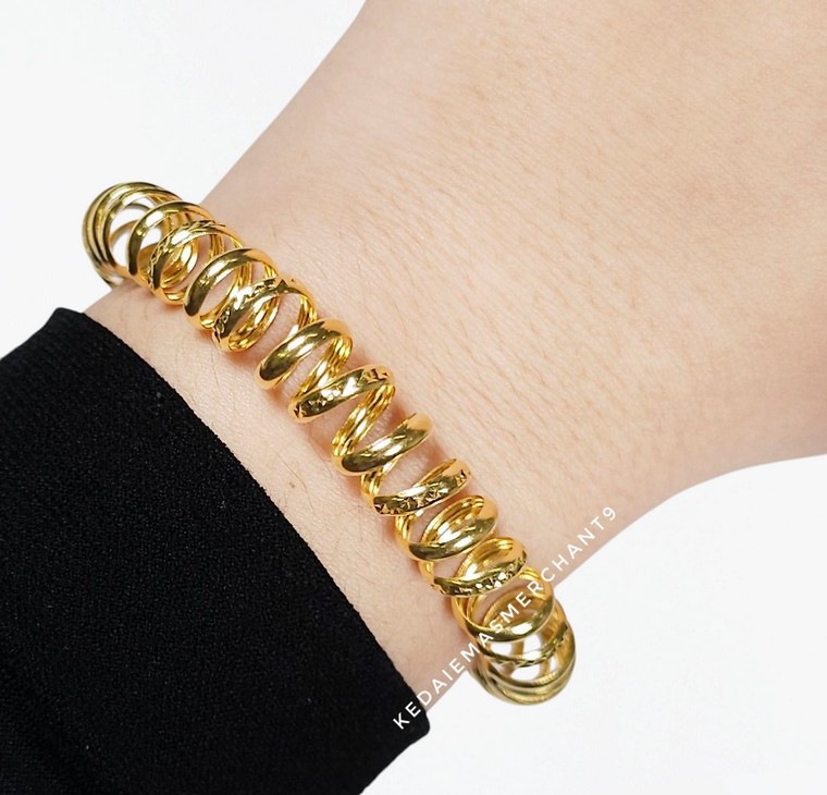 Merchant9 Rantai Tangan Fusilli L:0.65CM
