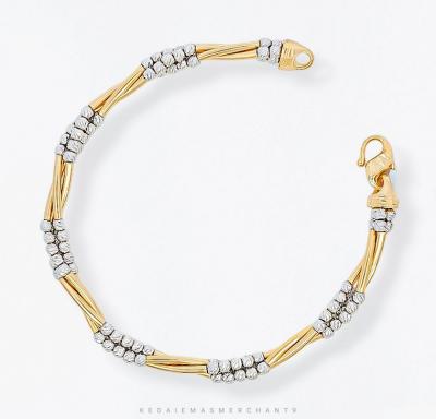 Merchant9 Rantai Tangan Megan Tocang 3 Boba 2C L:0.4CM