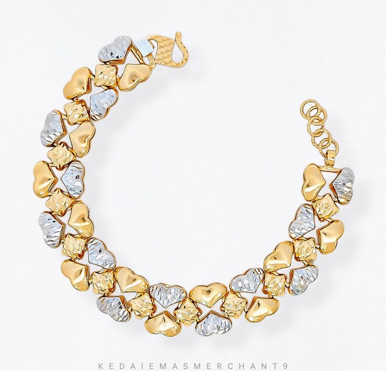 Rantai Tangan Love Polish Dimensi 2C 2L L:1.2CM