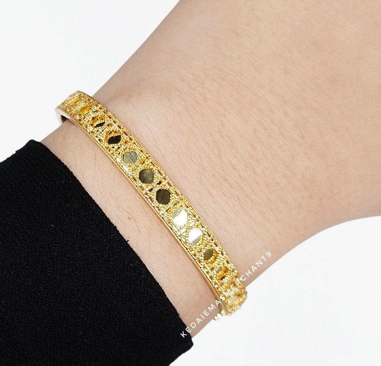 Merchant9 Gelang Oval Cube Polish L:0.6CM