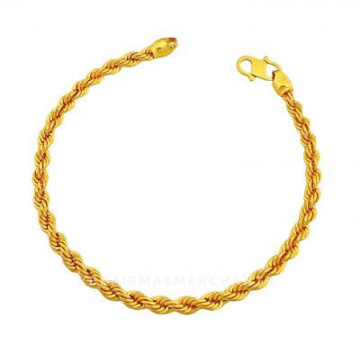 Merchant9 Rantai Tangan Pintal L:0.3CM