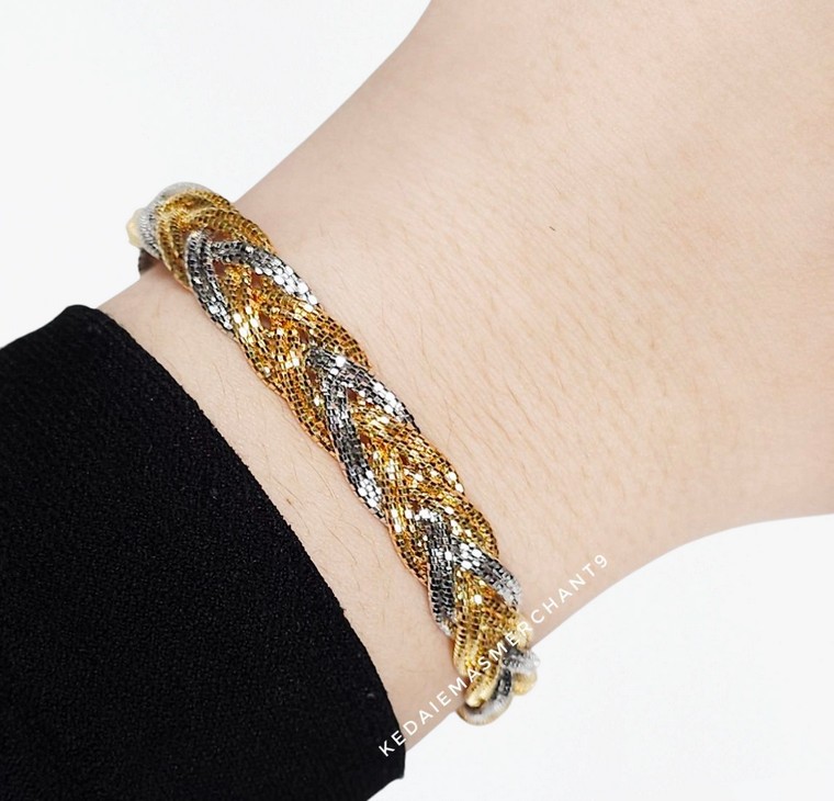 Merchant9 Gelang Tocang Rapunzel Chrome L:0.85CM