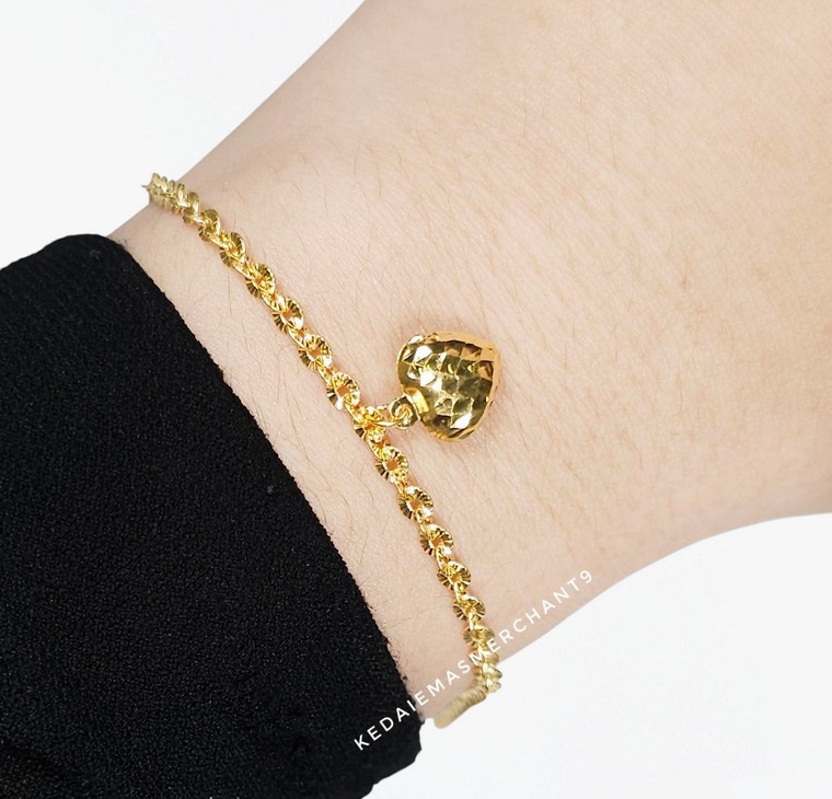 Merchant9 Rantai Tangan Choker Polo Love L:0.25CM