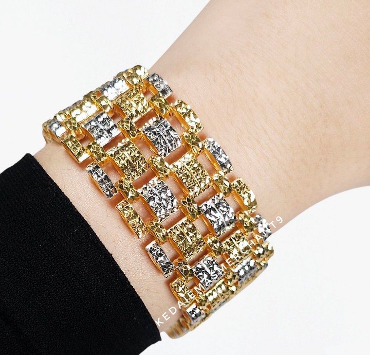 Merchant9 Rantai Tangan Veronica Chrome L:2.7CM