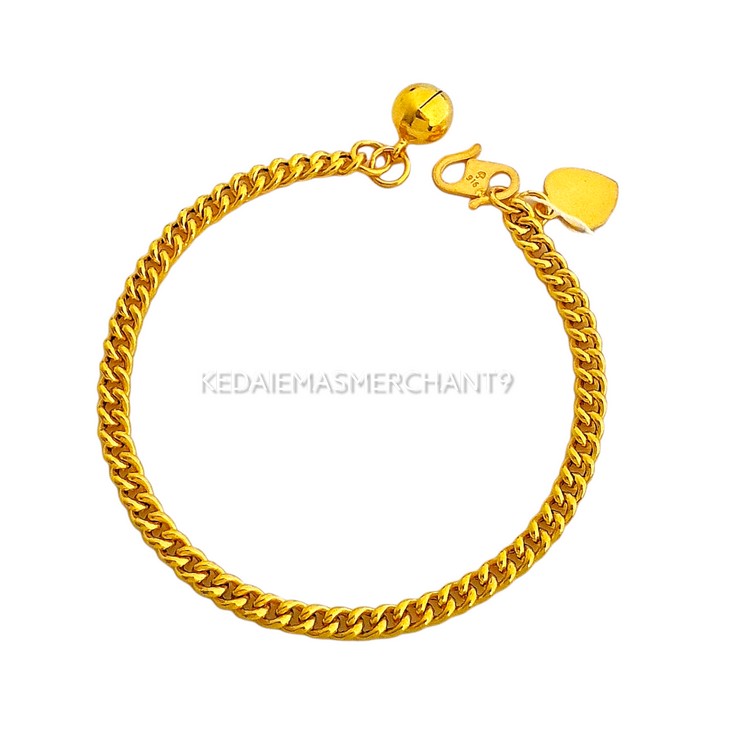 Merchant9 Rantai Tangan Gajah Licin L:0.25CM