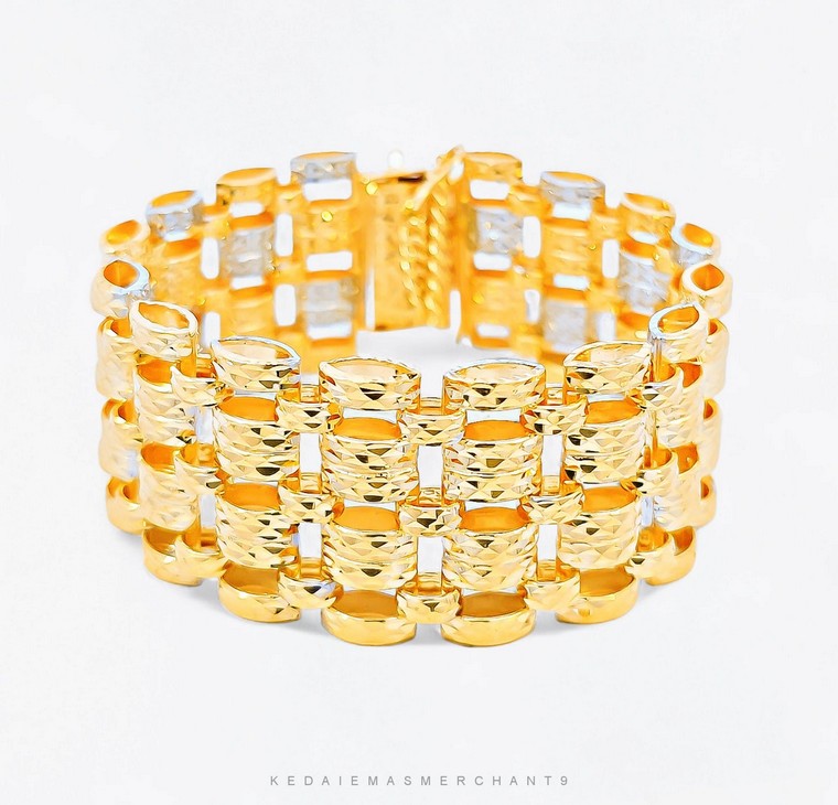 Merchant9 Rantai Tangan Veronica Chrome L:2.7CM