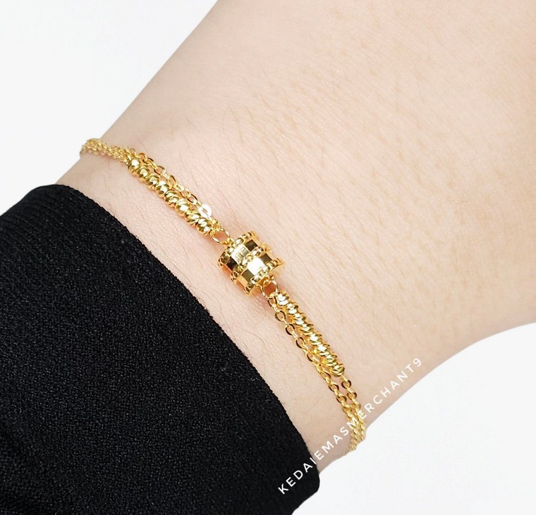 Merchant9 Rantai Tangan Choker Sauh Candy Dimensi Padu