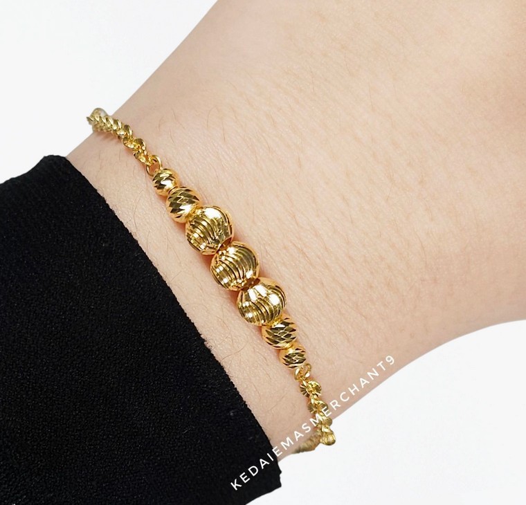Merchant9 Rantai Tangan Choker Polo Candy Halfmoon Dimensi L:0.25CM