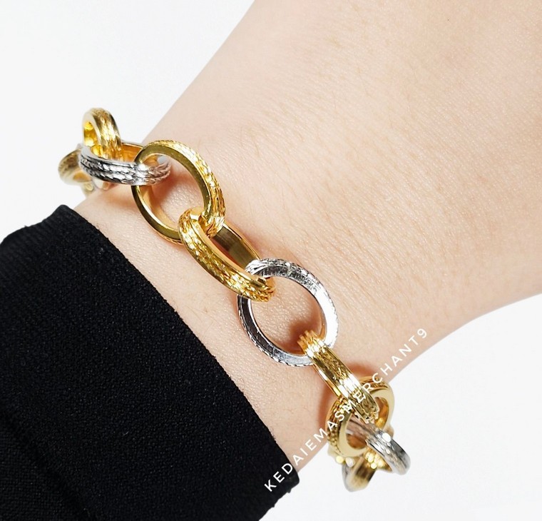 Merchant9 Rantai Tangan LAURA Sauh 2C L:1.1CM