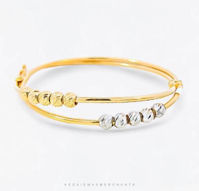 Merchant9 Gelang Double Boba Chrome L:1CM