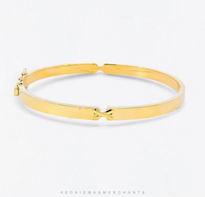 Merchant9 Gelang X Polish Gold L:0.4CM
