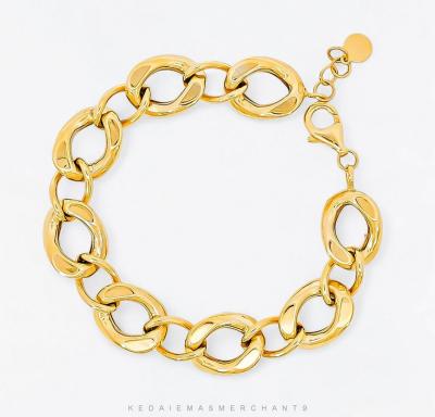 Merchant9 Rantai Tangan JANE Gajah Sauh Twist L:1.2CM