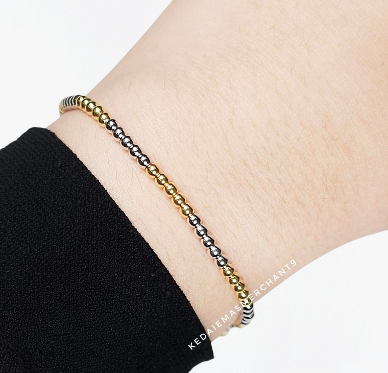Merchant9 Rantai Tangan LAURA Pearl 2C L:0.2CM