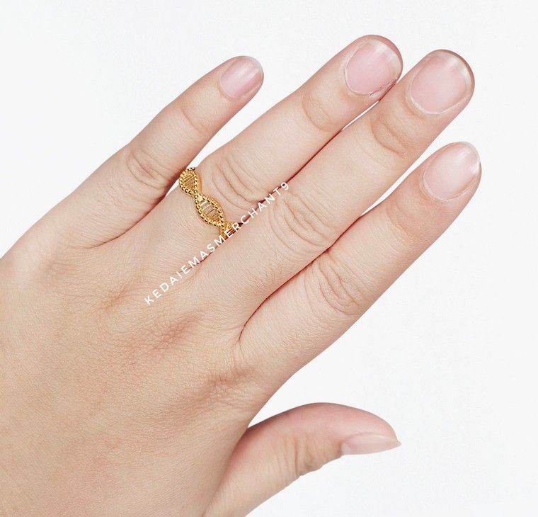 Merchant9 Cincin Emas lAURA Blood DNA L:0.5cm