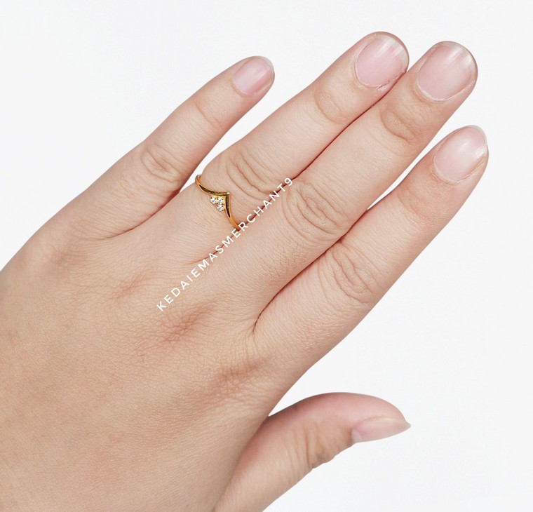 Merchant9 Cincin Emas LAURA Lvisa Cleona Permata
