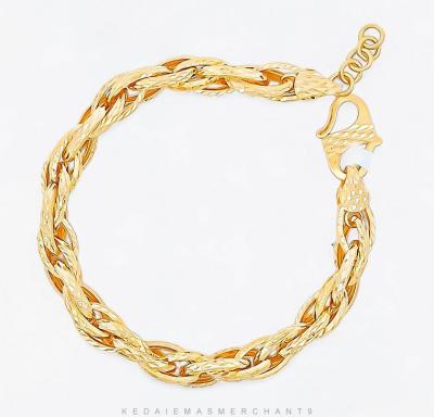 Merchant9 Rantai Tangan Sauh Double Dimensi Pasir L:0.6CM