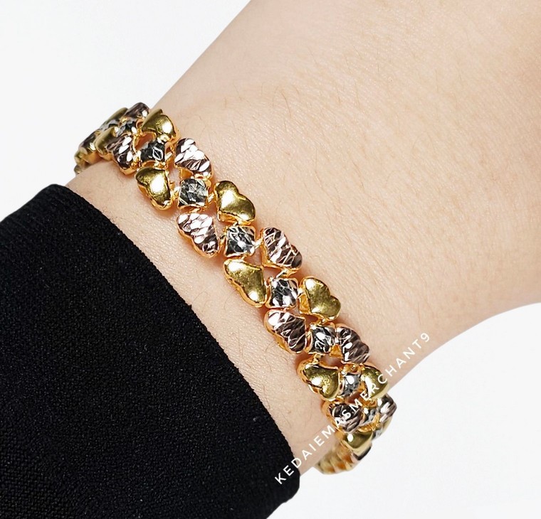 Merchant9 Rantai Tangan Love Polish Dimensi 3C 2L L:0.9CM