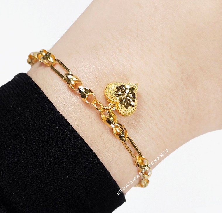 Merchant9 Rantai Tangan Paperclip Siput Choker Love IV L:0.4CM