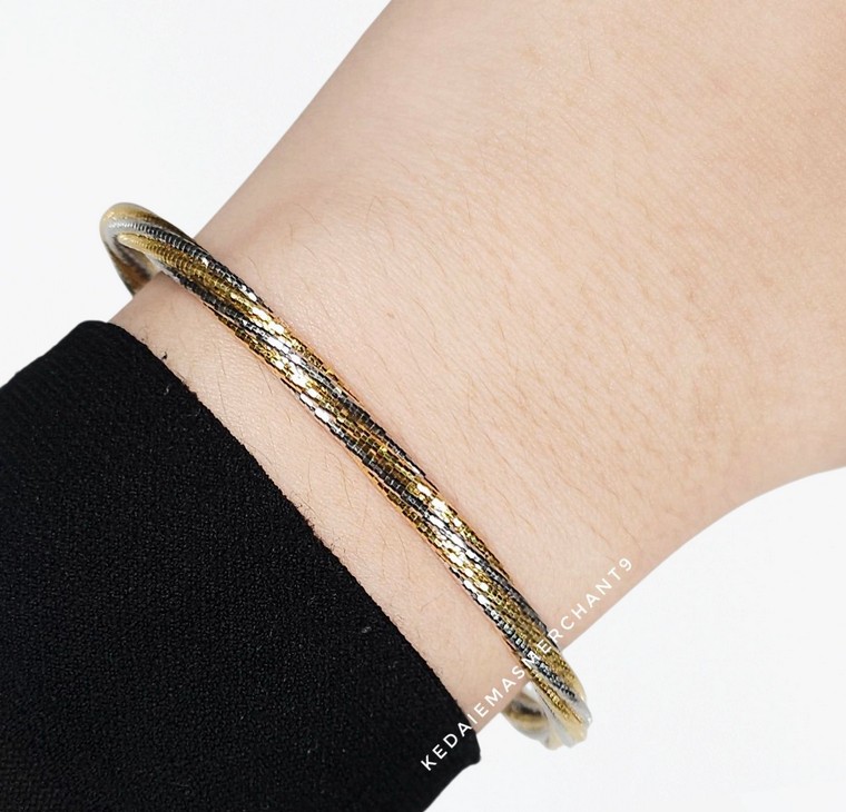 Merchant9 Gelang Cavo Pintal Italian Padu L:0.4CM