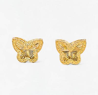 Merchant9 Subang Paku Butterfly Stripe L:0.8CM