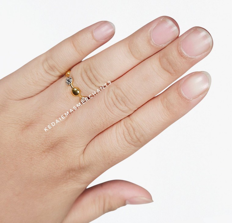Merchant9 Cincin Emas Bubble 2C