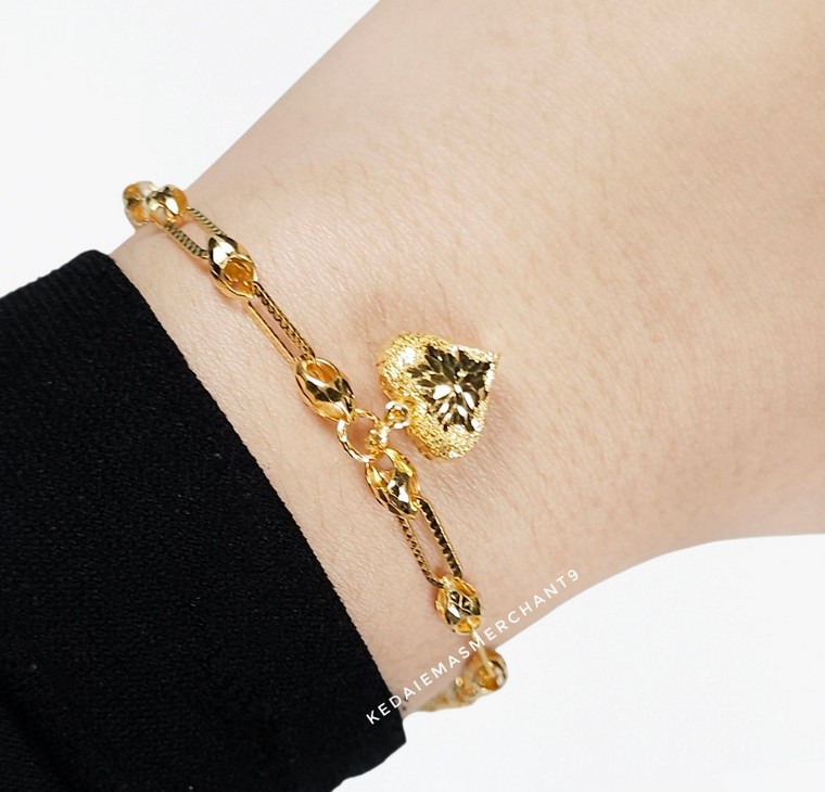 Merchant9 Rantai Tangan Paperclip Siput Choker Love III L:0.4CM