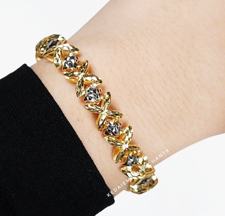 Merchant9 Rantai Tangan Bunga Tanjung 2C L:0.7CM