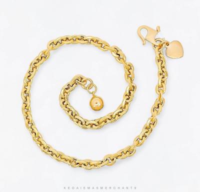 Merchant9 Rantai Kaki Sauh Polish L:0.45CM