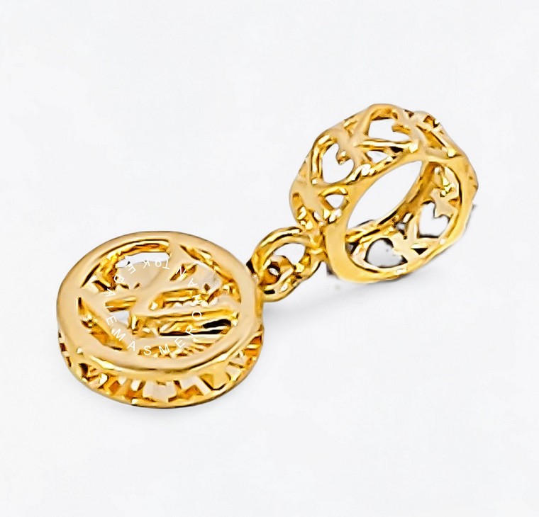 Merchant9 Charm Circle LOUV Stripe L:0.8CM