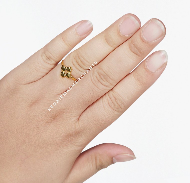Merchant9 Cincin Emas LOUV Minimalist