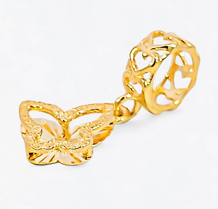 Merchant9 Charm Butterfly L:0.8CM