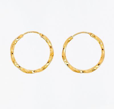 Merchant9 Subang Ring Twist L:1.5CM
