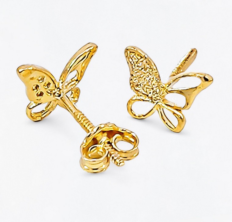 Merchant9 Subang Skrew Butterfly Pasir L:0.8CM