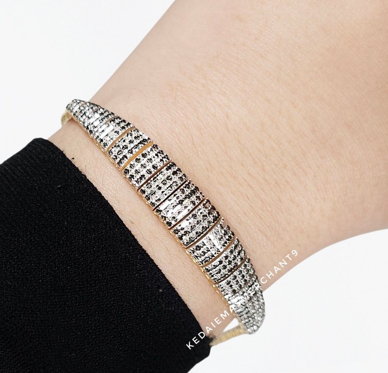 Merchant9 Rantai Tangan Lintah Diamond Cut L:0.9CM
