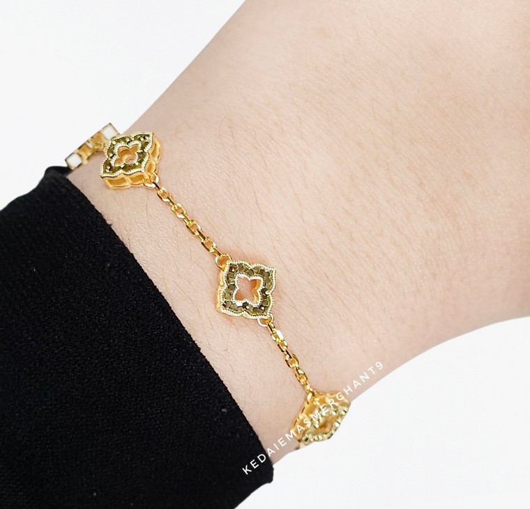 Merchant9 Rantai Tangan Sauh Honey Fleur L:0.9CM