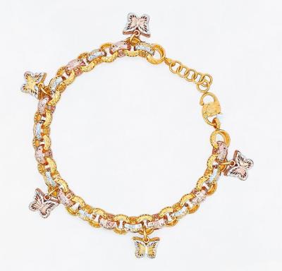 Merchant9 Rantai Tangan Kendi Gantung Butterfly Kerawang 3C L:0.7CM