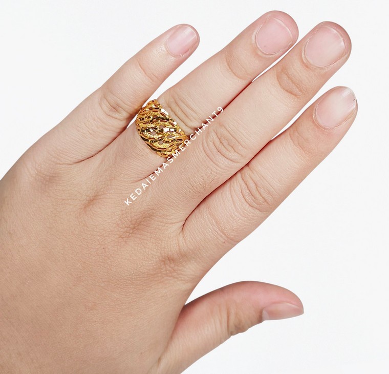 Merchant9 Cincin Emas Kait Pasir L:1.2CM