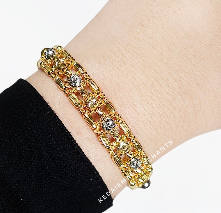 Merchant9 Gelang  HELENA Bullet Candy Dimensi 2C L:1.1CM