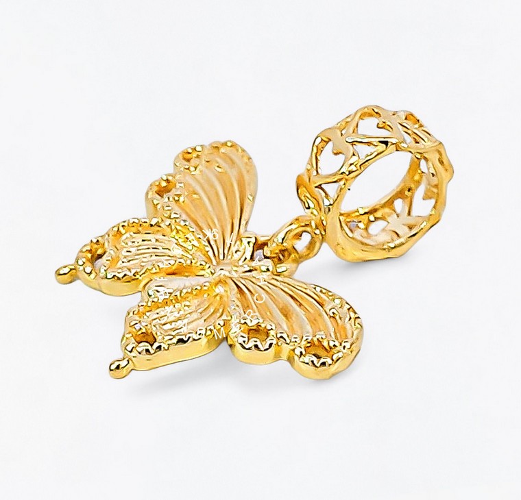 Merchant9 Charm Butterfly L:1.5CM