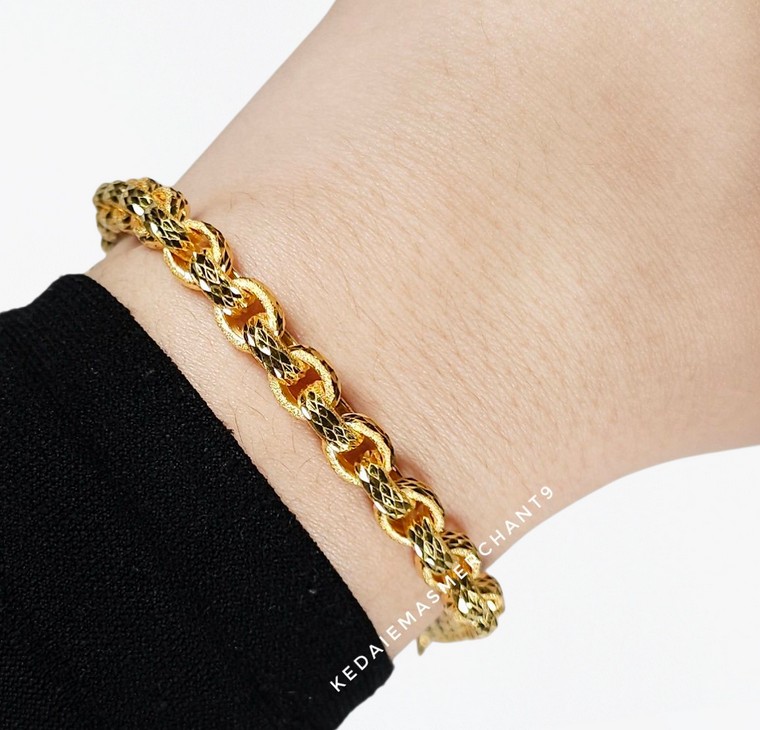 Merchant9 Rantai Tangan Sauh Dimensi Pasir L:0.6CM