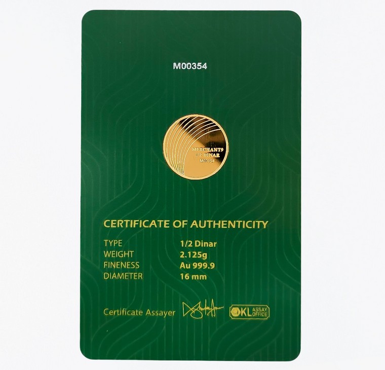 Merchant9 Merchant9 1/2 Dinar Green