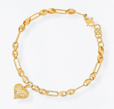 Merchant9 Rantai Tangan Choker Siput Paperclip Love II L:0.35CM