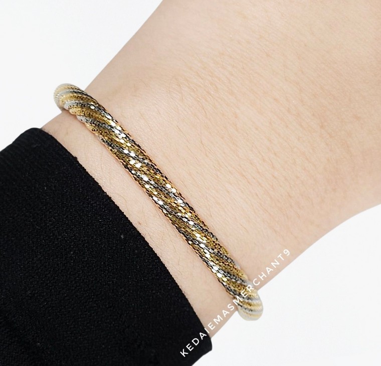 Merchant9 Gelang Ekor Kucing 2C L:0.4CM