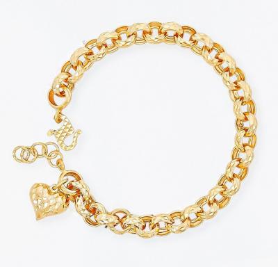 Merchant9 Rantai Tangan Kendi Dimensi Love Gantung L:0.7CM