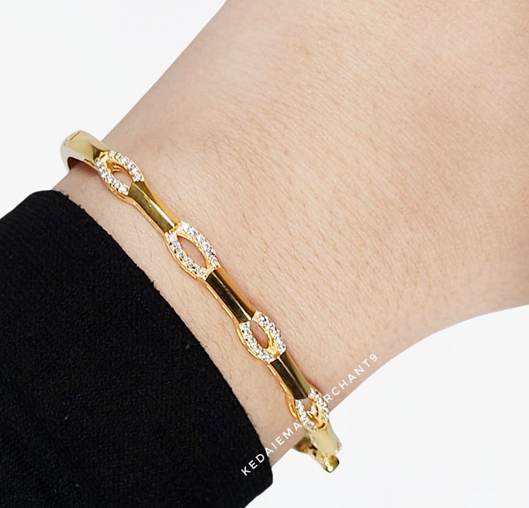 Merchant9 Gelang JANE Sauh Permata L:0.5CM