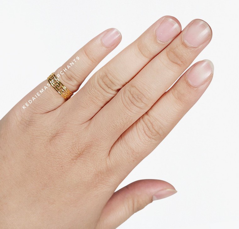 Merchant9 Cincin Emas FD Full L:0.5CM