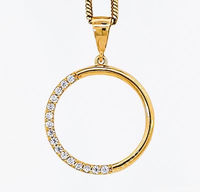 Merchant9 Loket JANE Circle Permata L:1.8CM