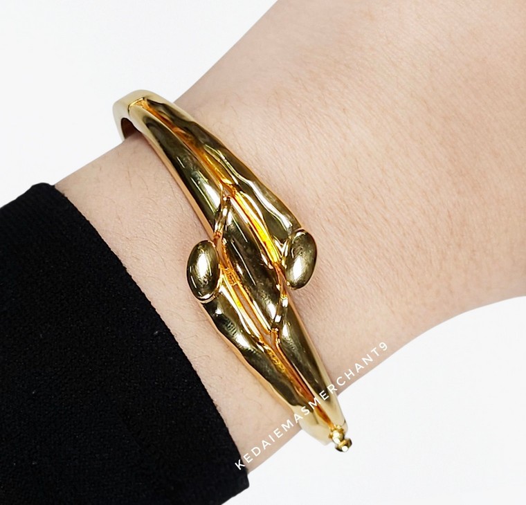 Merchant9 Gelang JANE Lintah Silang Polish L:1.85CM