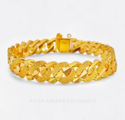 Merchant9 Rantai Tangan Gajah Pasir Padu L:0.8CM (Klip Petak)